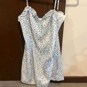 Princess Polly Blue Floral Mini Dress